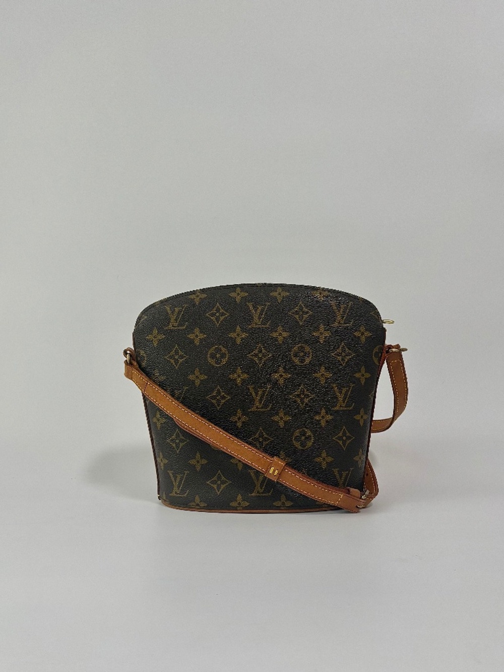 Louis Vuitton Drouot Shoulder Bag Brown Canvas Monogram